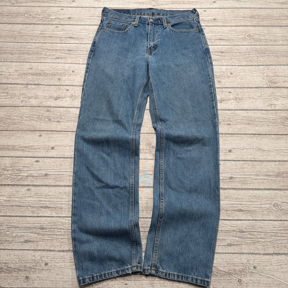 Levi's 550 Jeans Mens 30x32 Blue Denim Tapered Leg Relaxed High Rise Medium Wash